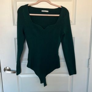 Green bodysuit